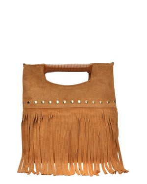 Luisa Vannini Brown Rundleer Tas