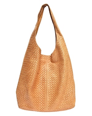 Luisa Vannini Brown Rundleer Tas
