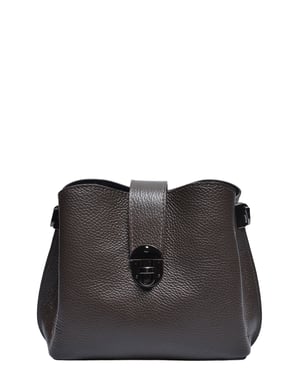 Luisa Vannini Bordeauxrood Rundleer Tas