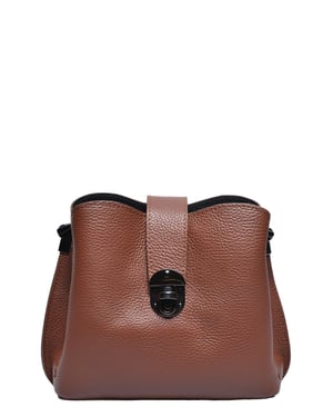 Luisa Vannini Bordeauxrood Rundleer Tas