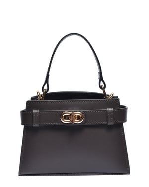 Anna Luchini Bordeauxrood Rundleer Tas