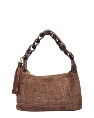 Roberta M COGNAC Rundleer Tas
