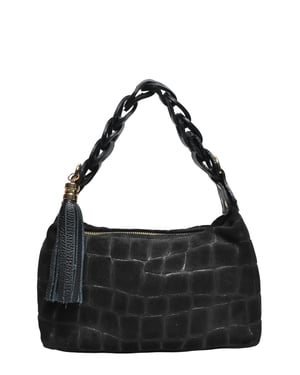 Roberta M ZWART Rundleer Tas
