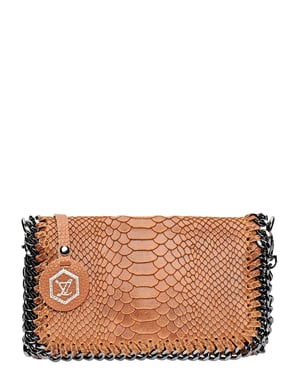 Luisa Vannini COGNAC Rundleer Tas