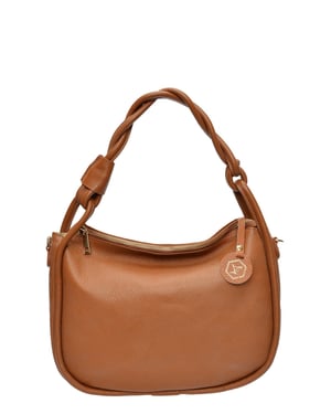 Luisa Vannini COGNAC Rundleer Tas