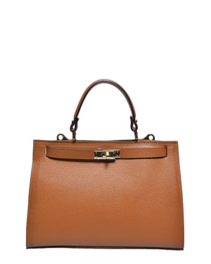 Roberta M COGNAC Rundleer Tas