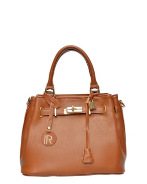 Isabella Rhea Brown Rundleer Tas