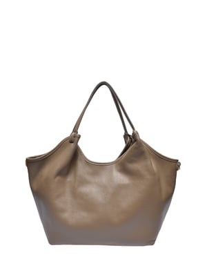 Isabella Rhea Beige Rundleer Tas