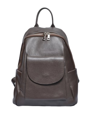 Anna Luchini Bordeauxrood Rundleer Tas