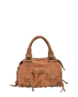 Luisa Vannini COGNAC Rundleer Tas
