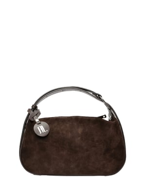 Anna Luchini Bordeauxrood Rundleer Tas