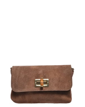 Luisa Vannini BROWN Rundleer Tas