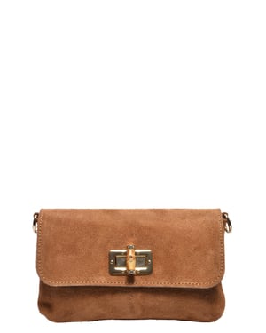 Luisa Vannini COGNAC Rundleer Tas