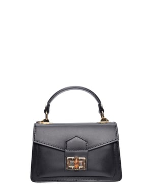 Roberta M Zwart Rundleer Tas
