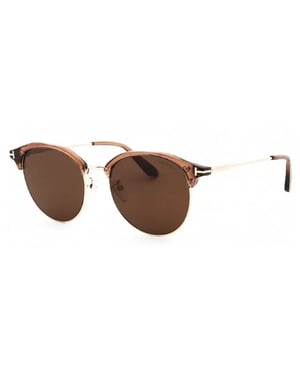 Tom Ford FT0889-K/S 45E Shiny Light Brown Sunglasses