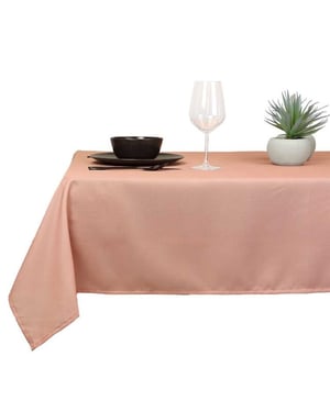 Unique Living tafelkleed levi old pink 150x250cm