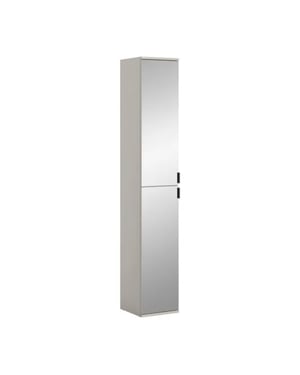 Furnilux Smal spiegelkast kasjmier moderne opbergkast voor hal of slaapkamer 193 cm