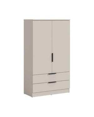 Furnilux Wasmiddelenkast op wielen moderne opbergkast in kasjmier 80x140x37 cm
