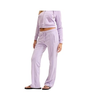 Juicy Couture Tina outline trackpant with diamante br