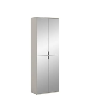 Furnilux Spiegelkast kasjmier moderne opbergkast met spiegel 61x193x34 cm