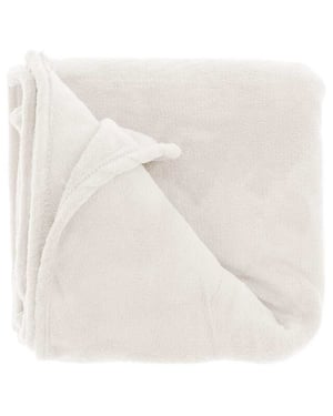 Unique Living plaid claudi dove white 150x200cm