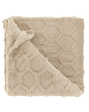 Unique Living plaid thor chateau grey 150x200cm