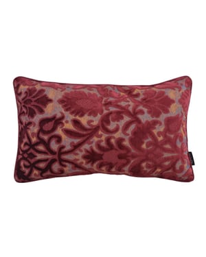 NOVÉE Heritage burgundy kussenhoes | 30x50 cm | velvet/polyester