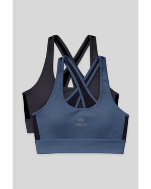 Fitted Sleeveless Crop Sports Top