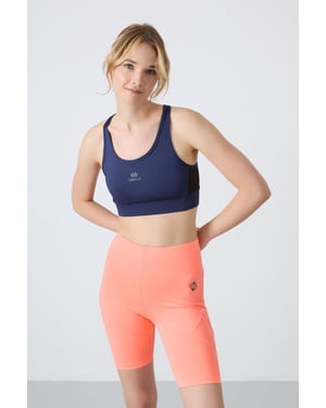 Fitted Sleeveless Crop Sports Top