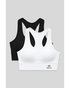 Fitted Sleeveless Crop Sports Top