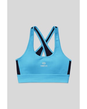 Fitted Sleeveless Crop Sports Top