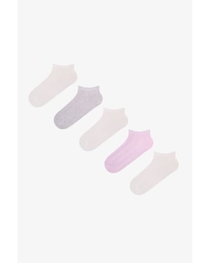 Soft Clouded Jacquard enkelsokken per paar