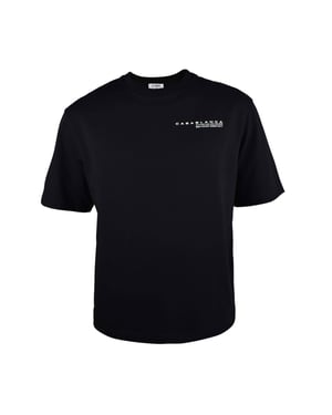 Casablanca Glitch Orchid – T-shirt i oversized-modell Svart