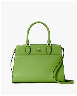 Madison Saffiano Leather Medium Satchel