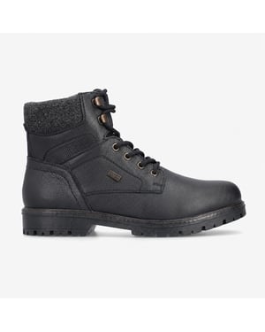 Rieker F3616 Mens Ankle Boots Black/granite