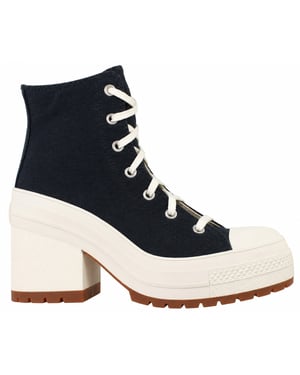 Converse Chuck 70 De Luxe Heel Hi Unisex Black Shoes