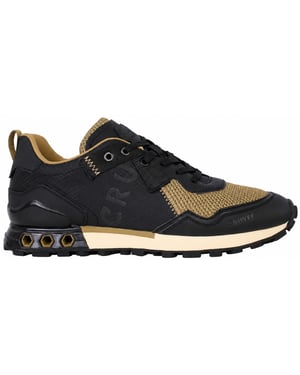 Cruyff Superbia Hex-Tech Mens Black/Gold Trainers