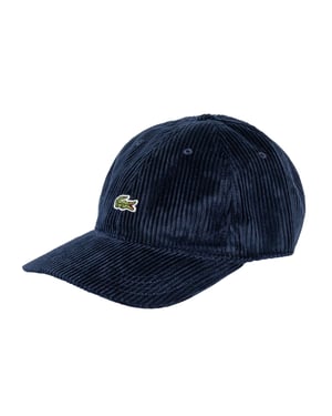Lacoste Corduroy Pet, Blauw