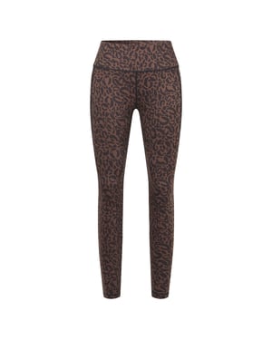 Dare 2B Womens/Ladies Influential II Animal Print Leggings (Hot Fudge)