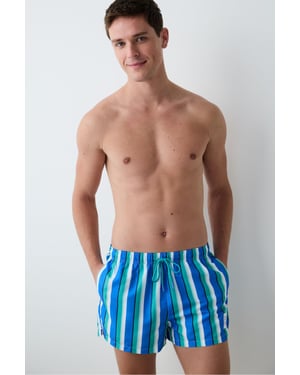 Penti Randiga badshorts för herr