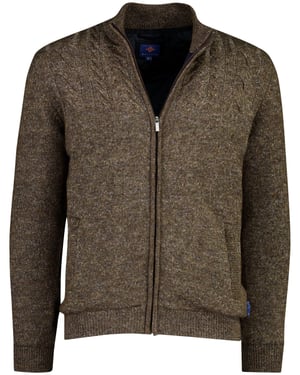 Vest Baileys bruin gebreid