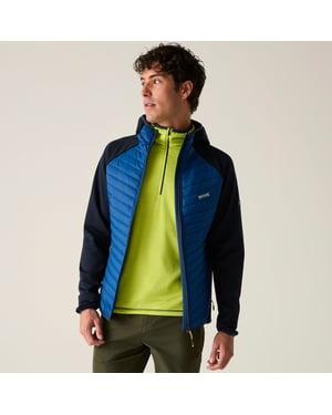 Regatta Mens Andreson Hybrid Jacket (Aviator Blue/Navy)