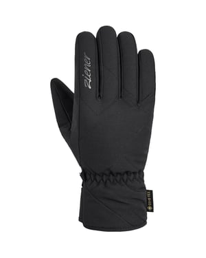 Ziener GORE-TEX gewatteerde skihandschoenen voor dames (Zwart)