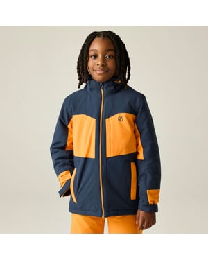 Dare 2B Rip It-skijas voor kinderen (Marineblauw/Elektrisch oranje)