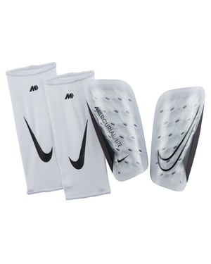Nike Mercurial Lite-benplattor, set (Vit/Svart)