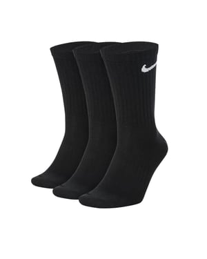 Nike Unisex Adult Everyday Dri-FIT Crew Socks (Pack of 3) (Black)