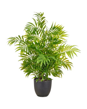 Kopu ® kunstplant bergpalm 60 cm zwarte pot chamaedorea
