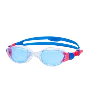Zoggs Childrens/Kids Phantom Contrast Detail Swimming Goggles (Clear/Blue/Light Blue)