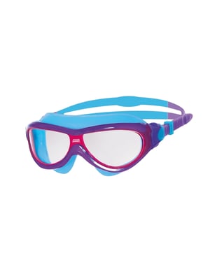 Zoggs Childrens/Kids Phantom Masks Diving Mask (Purple/Blue/Clear)