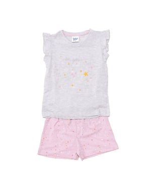 Zomerse pyjama met korte mouwen 22117058 meisje